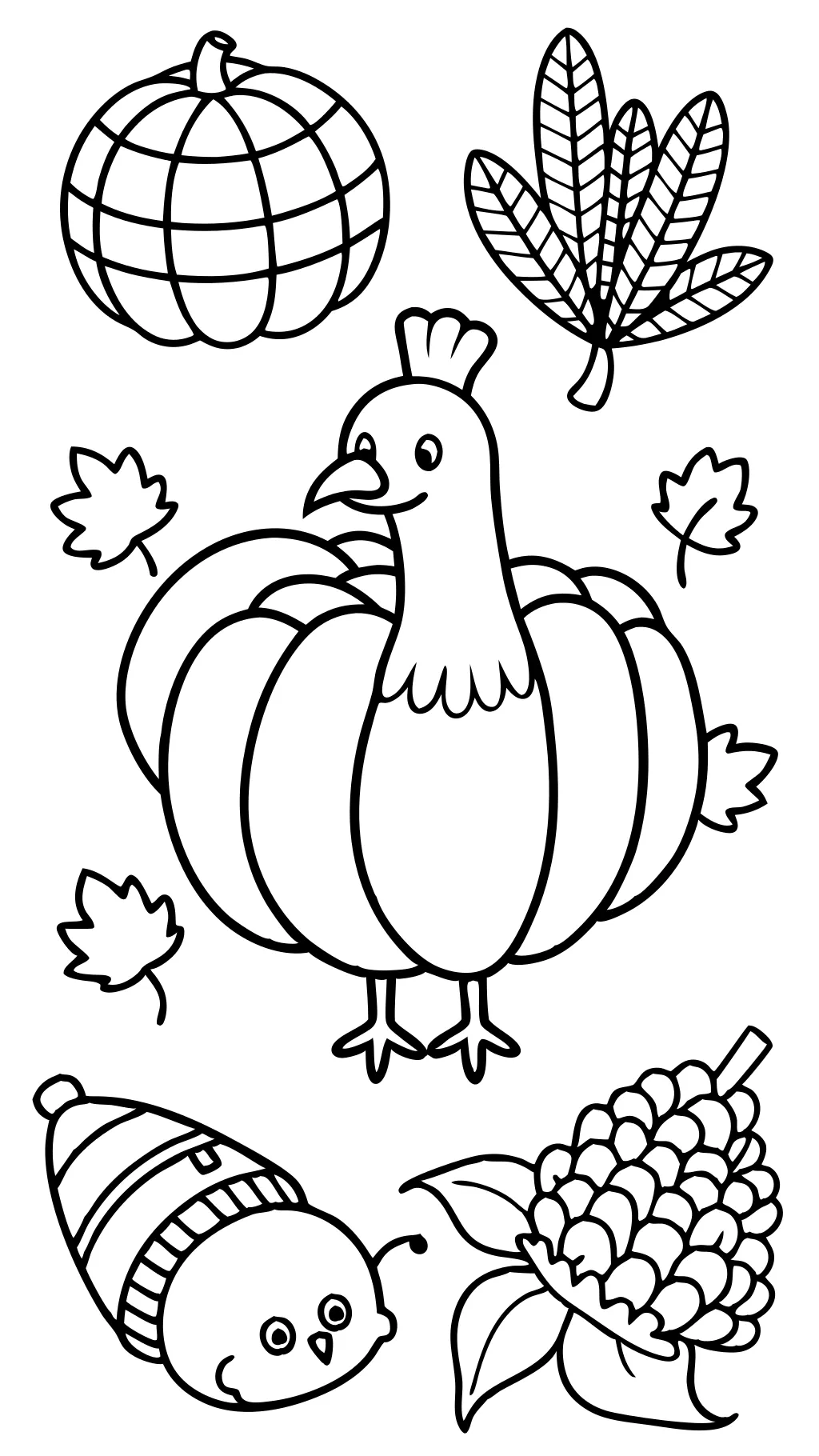 printable thanksgiving coloring page